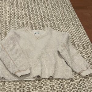 American Eagle sherpa feel, women’s sweatshirt style top size Large